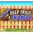 thumbnail image 1 of Deep Fried Snickers 13 oz Vinyl Banner With Metal Grommets, 1 of 4