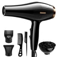 thumbnail image 1 of 6 In 1 High-Powered Low Noise Hair Dryer Powerful Fast Dry Hot Cold Wind Hair Dryer For Home Travel Hair Styling, 1 of 5