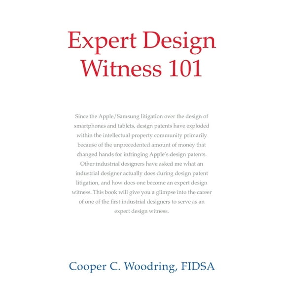 Expert Design Witness 101, (Paperback)