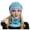 Blue, variant on Women's Thermal Knit Beanie with Scarf, Winter Cycling Hat with Ear Protection for Extreme Cold Weather, Windproof Fleece Lined Cap for Outdoor Activities and Commuting