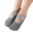 thumbnail image 6 of Non Slip Yoga Socks, Anti-skid Sticky Grip Pilates Slipper Socks with Cushioned, 6 of 17
