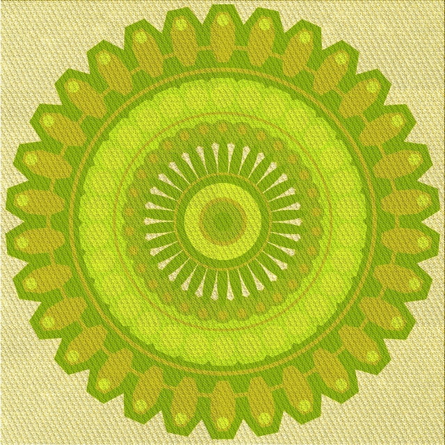 Ahgly Tapis d'Intérieur Lavable en Machine Carré Vert Pistache Transitionnel, 7 Pieds Carré
