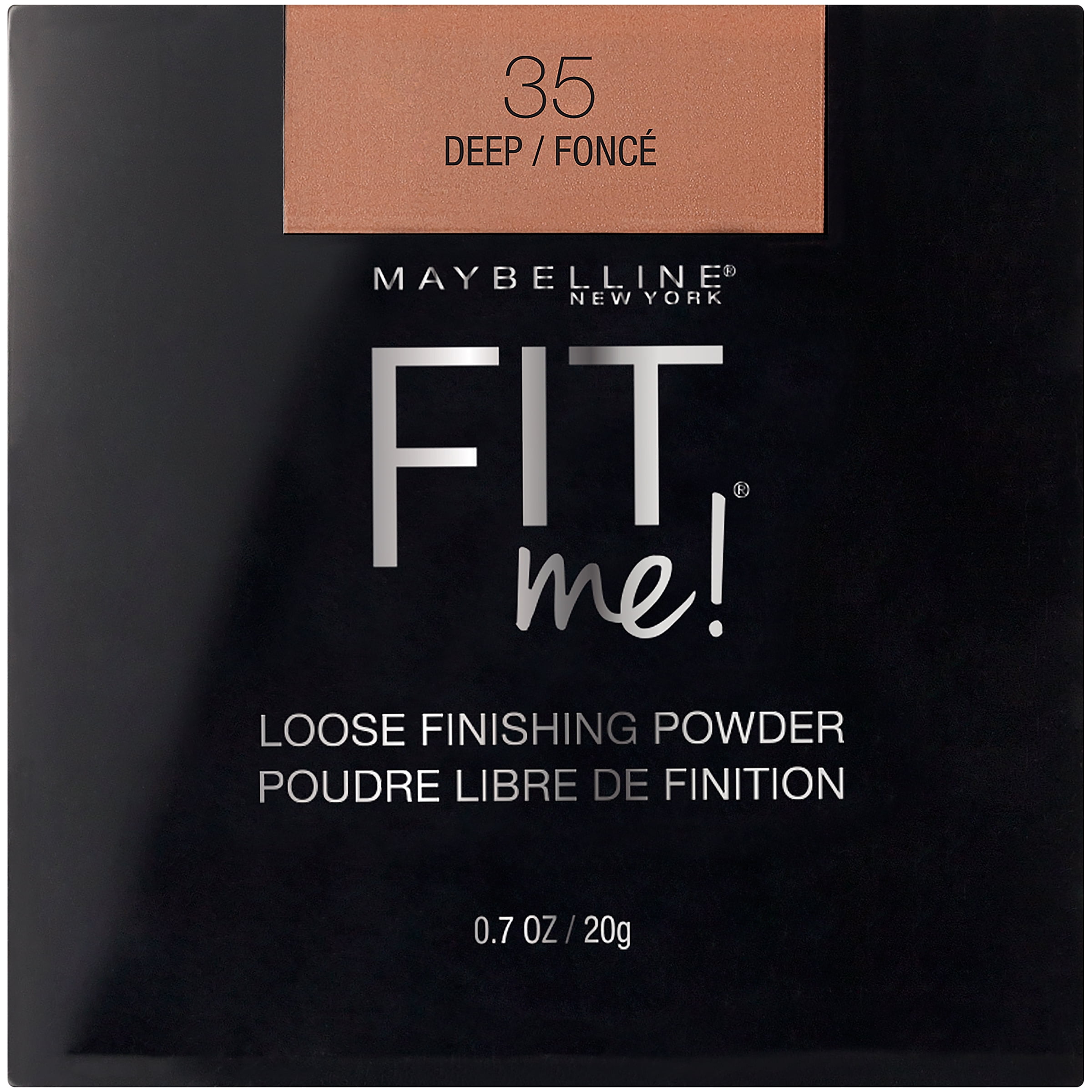 Maybelline Fit Me Loose Finishing Powder, Deep, 0.7 oz