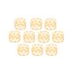 thumbnail image 1 of Servilleteros Dorados Círculos Exquisitos Servilleteros Para Cena Hebilla Soportes Decoraciones Para Mesa De Cena Para Fiesta En Casa Banquete De Boda 10 Uds. Minnieouse HA019558-00, 1 of 5