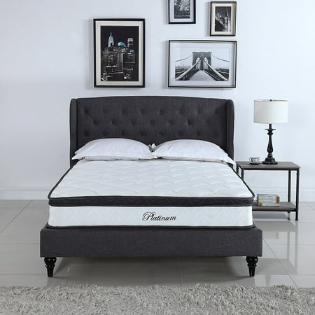 Pillow Top Cal King - Swiss Ortho Sleep 10 inch Hybrid Innerspring and Memory Foam Pillow Top (Cal King)