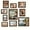 Brown 10 pack(4X6"+5x7"+8x10"), variant on Photo Frame, Black/Brown Photo Frame Set, Multi-Sheet Collage Wall Decoration, Suitable for Wall Hanging or Desktop Display, Decor and Gift