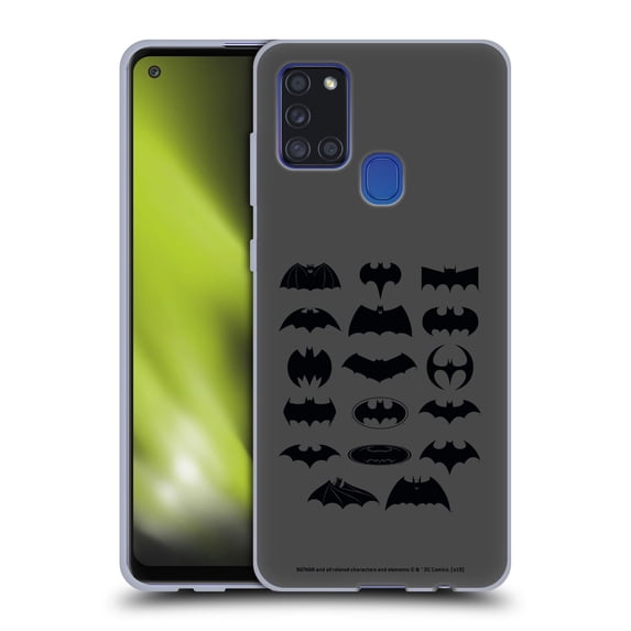Head Case Designs Officially Licensed Batman DC Comics Logos Comic Soft Gel Case Compatible with Samsung Galaxy A21s (2020)