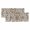 Brown, variant on Vintage Floral Valances for Window 2 Pack, Traditional Ethnic Flowers Vine Leaf Window Valance Curtains for Kitchen, Rod Pocket Short Curtains for Bathroom Bedroom Decor, 54" x 18"