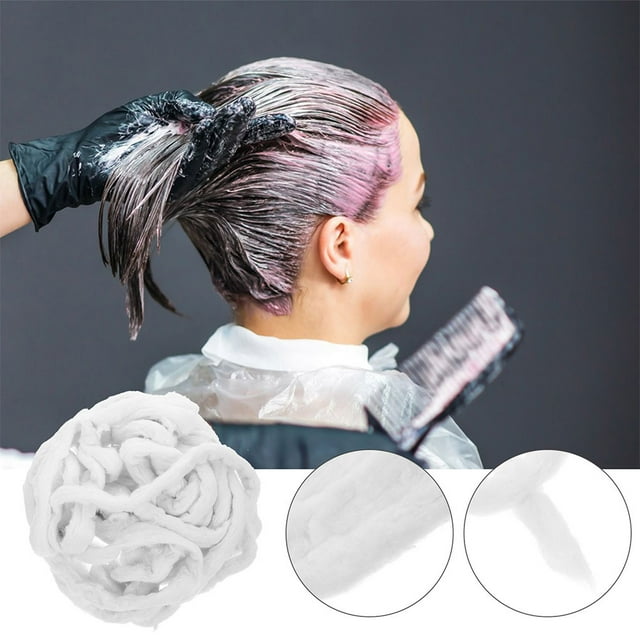 QUMIIRITY Lot de 2 Bandes de Coton Blanches pour Permanence des Cheveux et Pédicures en Rouleau de Salon