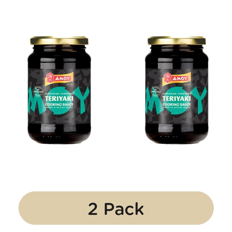 Amoy Teriyaki Sauce 340ml, British Import (Pack of 2)