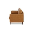 thumbnail image 4 of A&D Home Yucca Camel Faux Leather Modern Sofa, Upholstered Contemporary Couch, 4 of 8