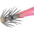 thumbnail image 2 of Kit de señuelos de calamar para pesca, 5 anzuelos de plástico duro para calamar, aptos para agua dulce y salada, 9,5 cm (rosa), 2 of 5