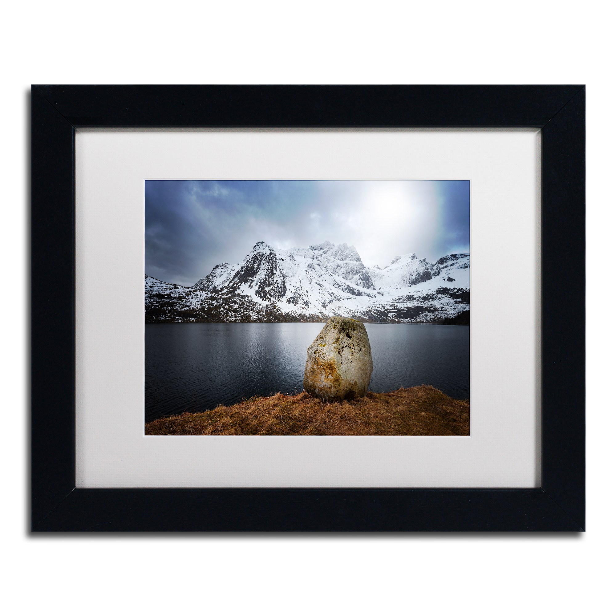 Trademark Fine Art "Spaceways Theme" Canvas Art by Philippe Sainte-Laudy, White Matte, Black Frame