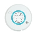thumbnail image 1 of Sensor Irfora Inteligente WIFI + APP Detector de humo y temperatura de incendios Smart 2 en 1 Detector de temperatura de humo inalámbrico Alarma APP Sistema de alarma de seguridad para el hogar remoto Irfora Sensor, 1 of 7