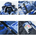 thumbnail image 5 of Tyhengta Men's Waterproof Ski Jacket Warm Winter Snow Coat Mountain Windbreaker Hooded Raincoat Camo4 Gray/Blue XXXL, 5 of 8