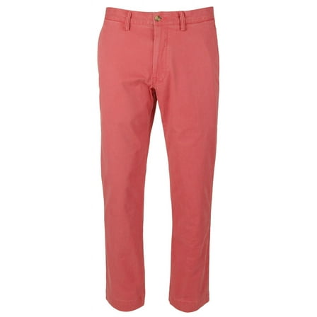Polo Ralph Lauren Men's Stretch Slim Fit Twill Chino Pants Red 34X30