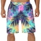 thumbnail image 1 of Mens Pantalones Cortos Elásticos Cintura Casual Bolsillo Cordón Pantalones de Natación Pantalones de Playa, 1 of 4