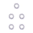 thumbnail image 2 of Wweixi Nipples Rings Fashionable Body Ornament Comfortable Convenient Piercing Durable Pedant Jewelries for Dressing Silvering Light Blue 5Set, 2 of 6
