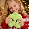 thumbnail image 7 of Cute Green Bao Bun Dumpling Plush with Steamer Box, Soft Squeezable Stuffed Dumpling Toy with Embroidered Face, Anxiety Relief Fidget Plushie for Office Desk Home Decor Novelty Gift, 7 of 7