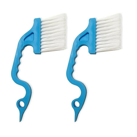 Window Cleaning Brush 2 Pack Groove Gap Cleaner Best Window Cleaning Tool by Juniper's (Best Pc Cleaning Tools)