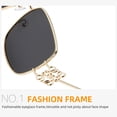 thumbnail image 6 of Sunglasses for Women Men Oversized Sunglasses Womens Womens Fashion Sun Glassesfor Women Trendy Aviator Sunglasses For Women Cool Sunglasses Retro Sunglasses Polarized Sunglasses, 6 of 6