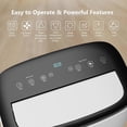 thumbnail image 5 of 14,000 BTU Portable Air Conditioner Cools Up to 750 Sq.Ft, 3-IN-1 Quiet Portable AC Unit with Remote Control & Installation Kits for Large Room, Smart/Sleep Mode, Auto Swing, 24H Timer, 5 of 8