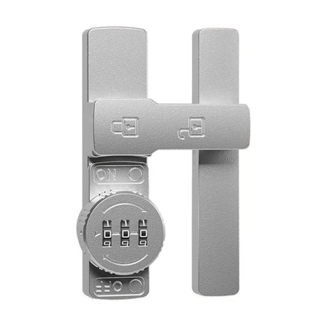 Luminous Door Latch 180 Degrees Sliding Door Lock Free-punch Interior Door Bolt