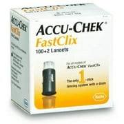 ACCU-CHEK FastClix Lancets 102 Each (Pack of 3)