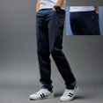 thumbnail image 5 of Pantalones holgados de algodón para hombre, pantalón informal, de negocios, de oficina, rectos, originales, Y2k, estéticos, baratos, para otoño e invierno, 5 of 5