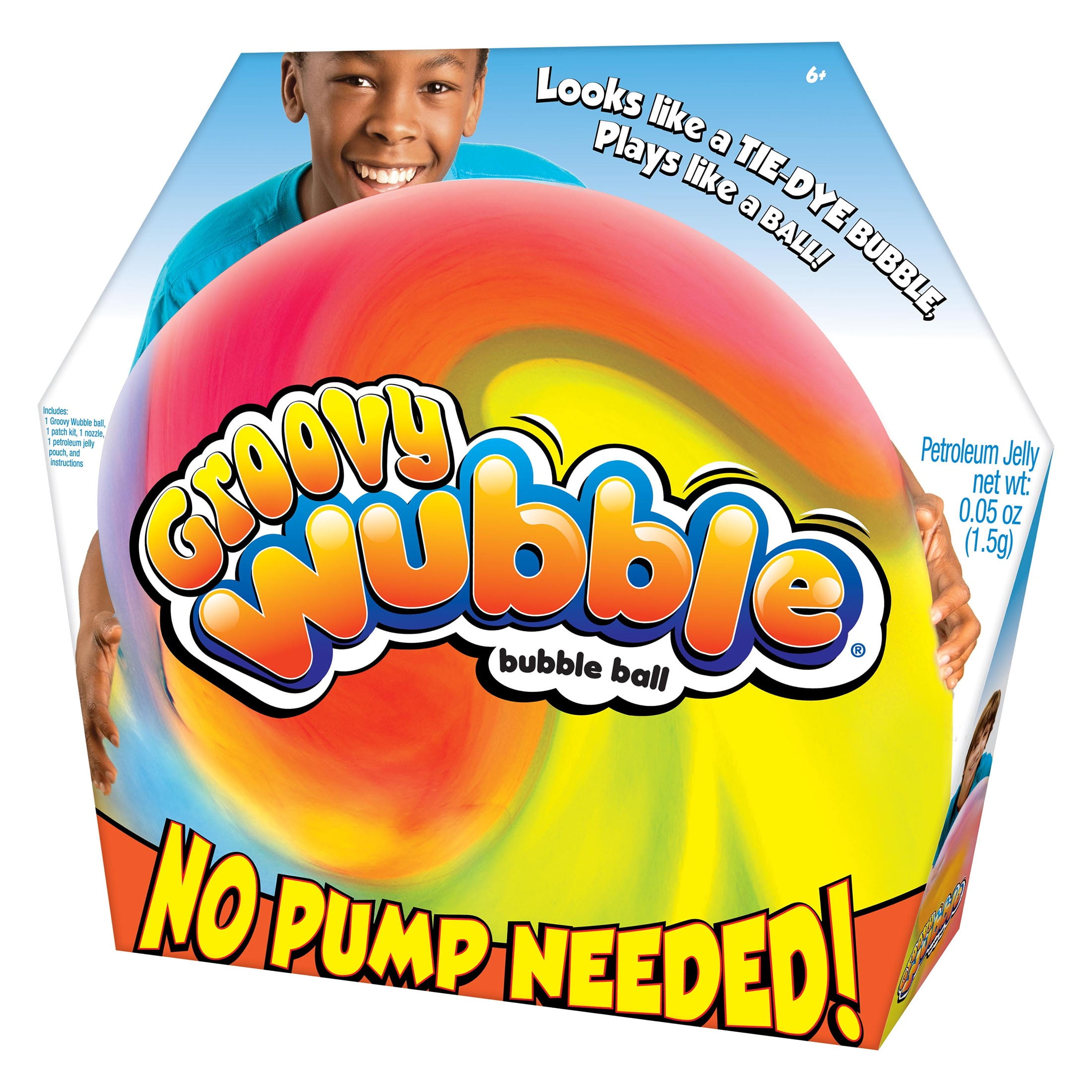 Groovy Wubble Full Size Tie Dye Colored Bubble Ball Pump Included New 2020 