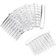 Gejoy 12 Pieces Plastic Teeth Hair Combs Tortoise Side Comb Hair