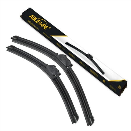 Windshield Wipers For Honda Crv ABLEWIPE Front Windshield Wiper Blades fit for 2015 honda crv U Blades J Hook set of 2 Model 19M20 ()
