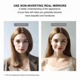 thumbnail image 2 of True Mirror Non Reversing, Triangular Fixed Non-reversing Mirror, Inverted Mirror,image Of Makeup Mirror True No Mirror, 2 of 5