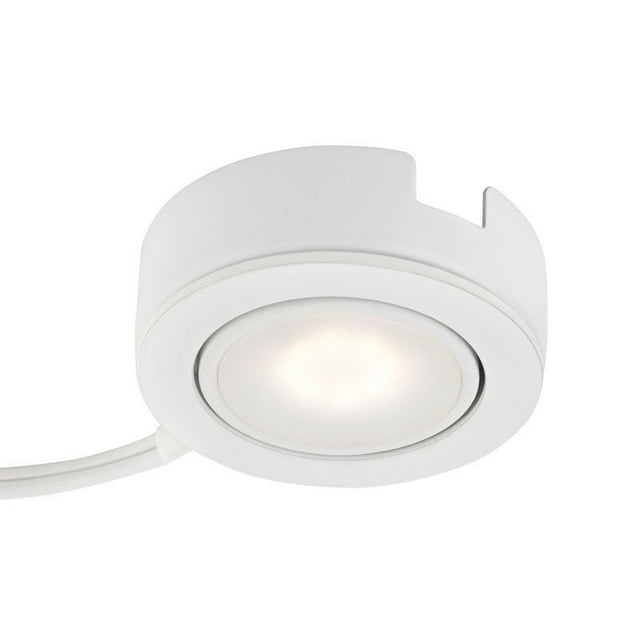 ElkGroup International MLE423-5-30K Tuxedo Swivel 1 Light LED Undercabinet Light In White With Power Cord And Plug