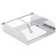 thumbnail image 4 of Contenedor de caja de pañuelos de mesa de soporte de papel de escritorio de oficina en casa de Hotel de acero inoxidable, 4 of 8
