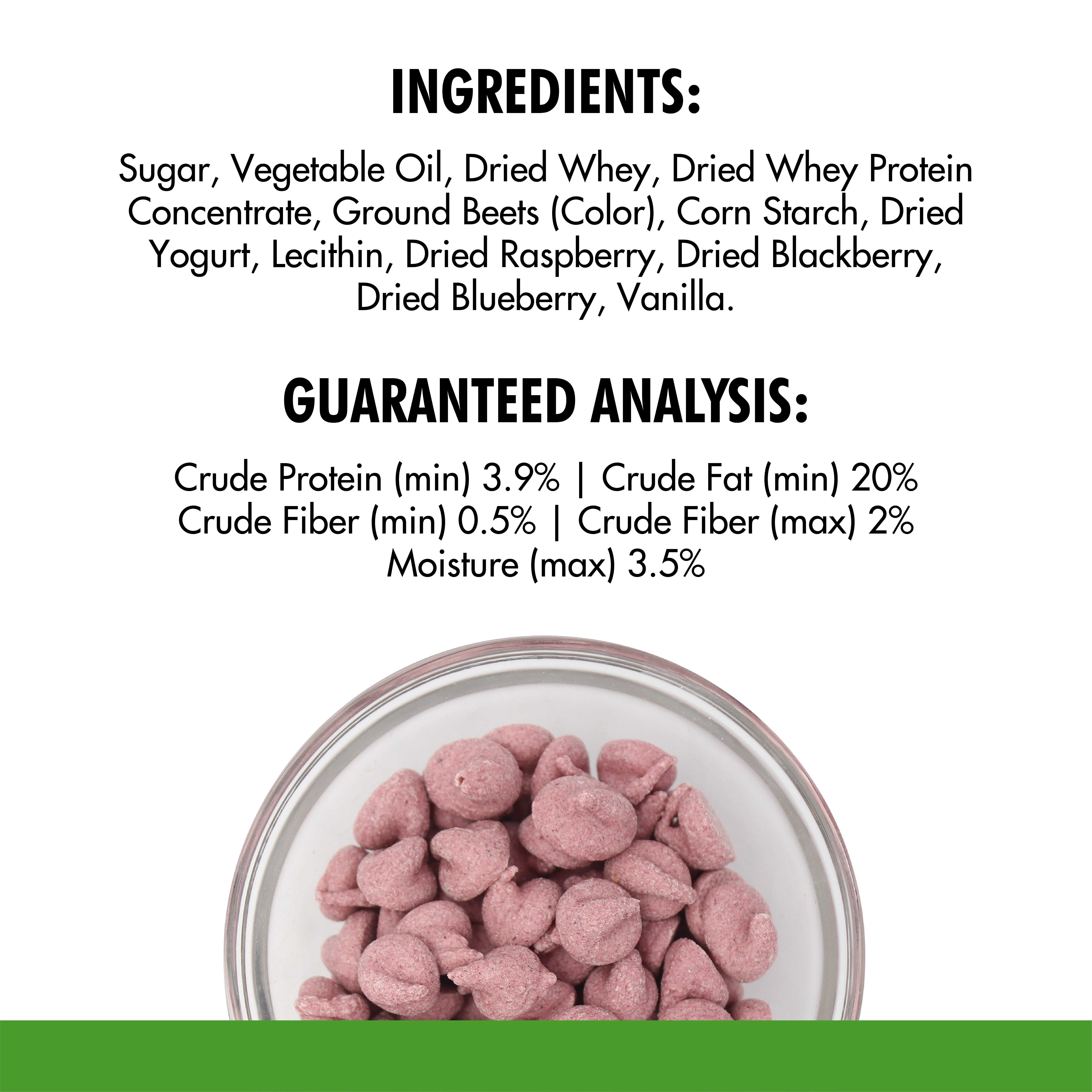 (4 pack) MENU Mixed Berry Drops - Treat for Pet Rabbits, Guinea Pigs, and Hamsters, 3.0 oz