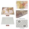 thumbnail image 4 of ,Jadpes World Map Rug Anti Slip Floor Mat Soft Area Rug Carpet For Home Living Room, 4 of 8
