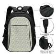 thumbnail image 3 of Pofeuu Leaves Print Storage Laptop Backpack with USB Charging Port[Water Resistant] College Computer Bookbag Fits, 3 of 7