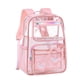thumbnail image 1 of Mochila KIDNUO Clear para niñas y niños, color rosa transparente, 1 of 7