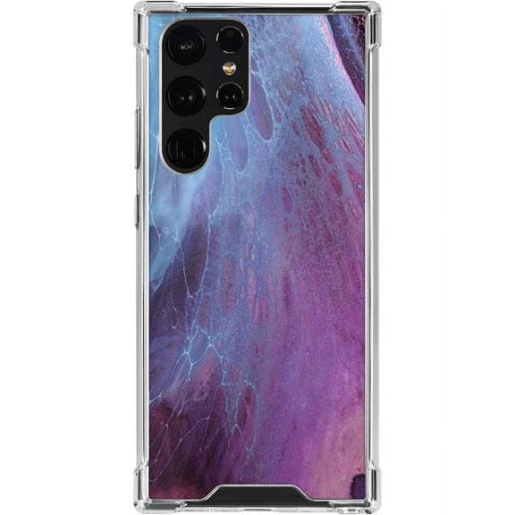 Skinit Marble Space Marble Galaxy S22 Ultra Clear Case