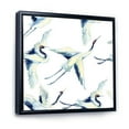 thumbnail image 3 of Designart 'Asian Crane Bird Impression I' Traditional Framed Canvas Wall Art Print, 3 of 5