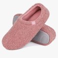 thumbnail image 4 of House Slippers For Women Washable Cotton Linen Home Slippers Indoor Quilted Solid Color Memory Foam Cozy Shoes With Arch Support Couple'S Wooden Floor Silent Slippers, 4 of 4