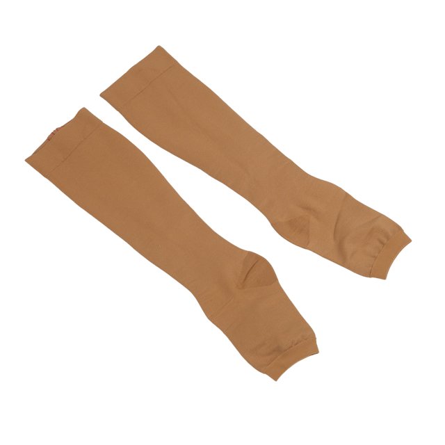 Chaussettes de Compression à Fermeture Éclair, Chaussettes de Compression pour Mollet, Genou, Ouvertes, Valeur Exceptionnelle