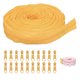 thumbnail image 1 of Uxcell #3 10 Yards Bulk Nylon Coil Zippers por los Yards con 20 Pcs Deslizadores de Zipper y Regla para Costura de Sastre, Dorado, 1 of 6