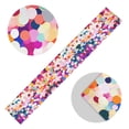 thumbnail image 5 of Yayeee Table Runner 70 inches Long Home Kitchen Dinning Party Decoration, Purple Colorful Circles, 5 of 7