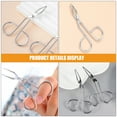 thumbnail image 3 of Shisuyan 2 Pcs Pinces à Sourcils pour Toilettage des Sourcils en Acier Inoxydable Portatives Design Ergonomique, 3 of 8