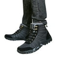 thumbnail image 3 of WEAIXIMIUNG Espadrilles Hommes 12 Larges Hiver Hautes à Lacets et Chaussures de Randonnée Extérieures pour Hommes, 3 of 7