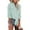 Green, variant on Sakmal Long Sleeve Womens Plus Size Tops Blue Collared Striped Button-Up Shirts Womens T Shirts
