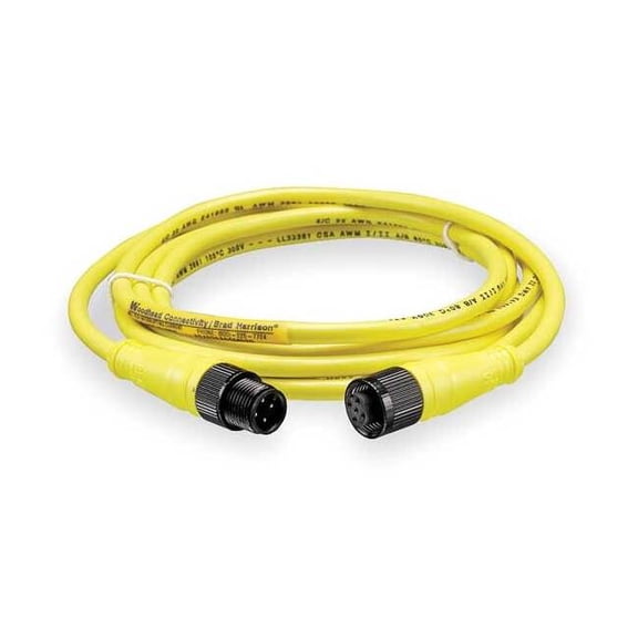 Brad Harrison Cordset,4 Pin,Receptacle,Female 884030A09M020