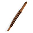 thumbnail image 3 of 20 Beads Guasha Scraping Stick Wooden Massage Tools Relieve Sore Muscles Body Meridian Wand for Back Waist, 3 of 5